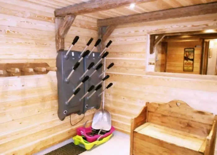 Privatif Pour 8 Personnes Aux Coches - Paradiski 木屋